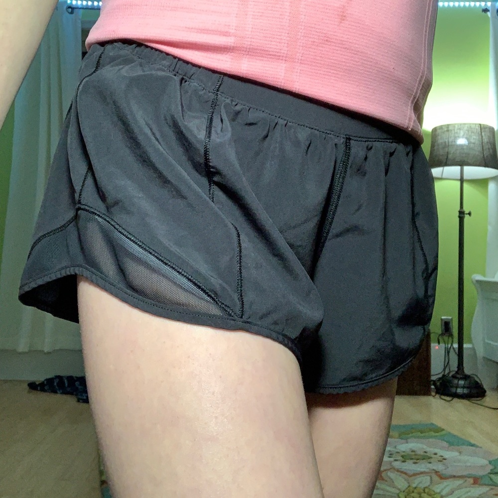 Black lululemon shorts
